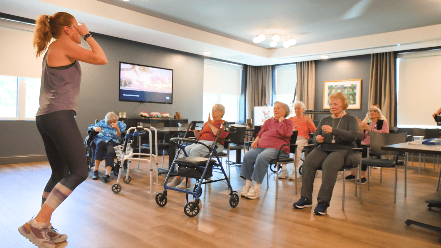 Arbor Terrace Basking Ridge Resident and Staff Activity