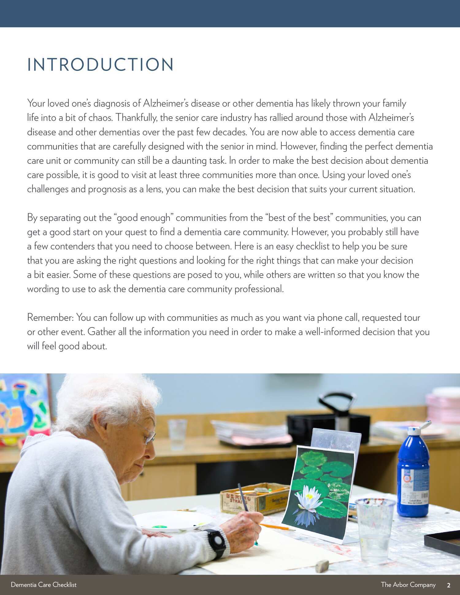 Dementia Care Checklist 2