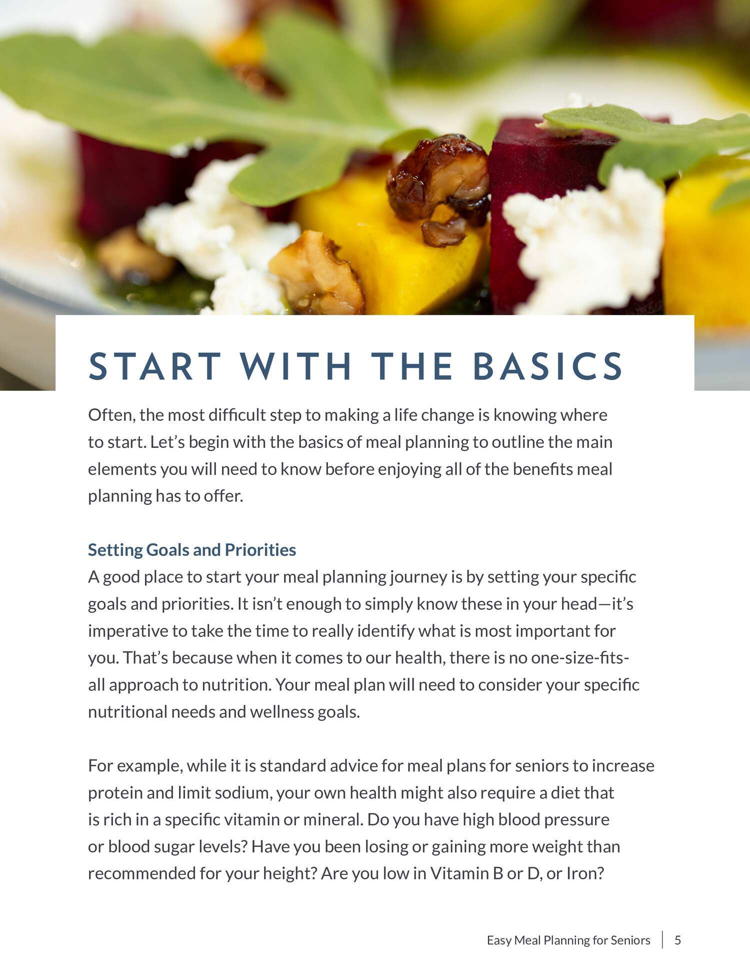 Easy Meal Planning 5