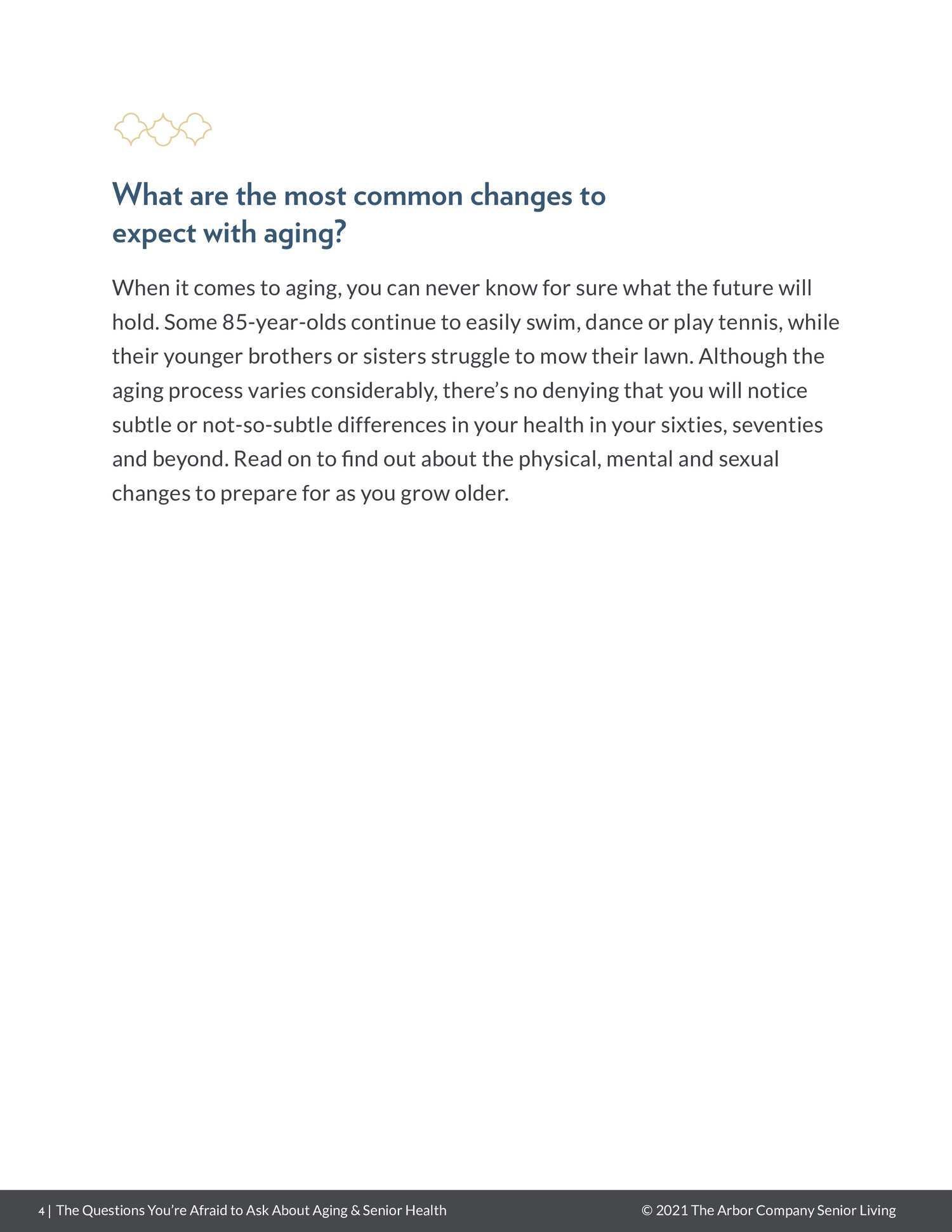 Questions About Aging 4