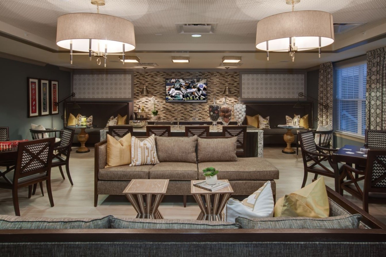 The Solana Doylestown Bar area