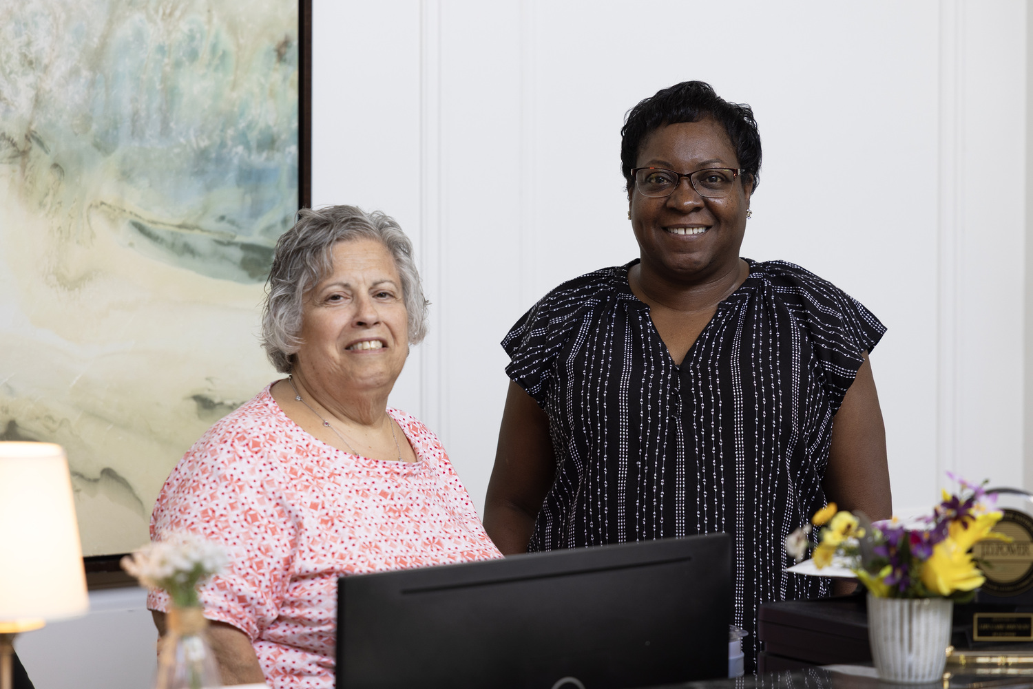 The Solana Doylestown Staff at the front desk