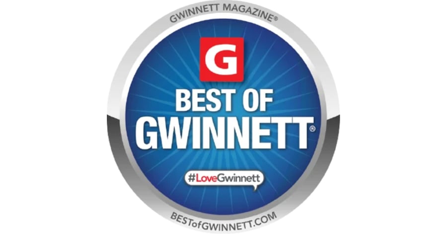 The best of Gwinnett badge