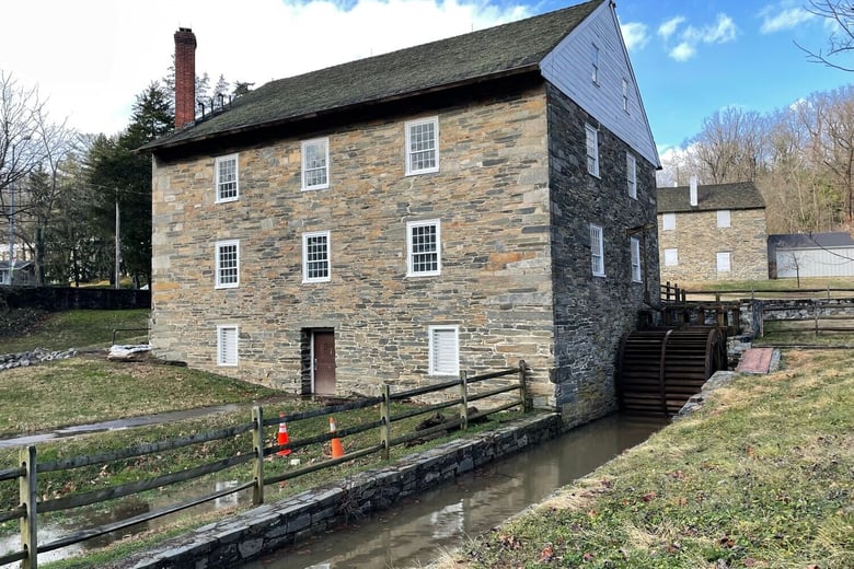 A historic stone mill reflects McLean's established character near Washington, D.C., not far from Arbor Terrace Herndon, a senior living Herndon Virginia community offering independent living Herndon VA close to this storied area.