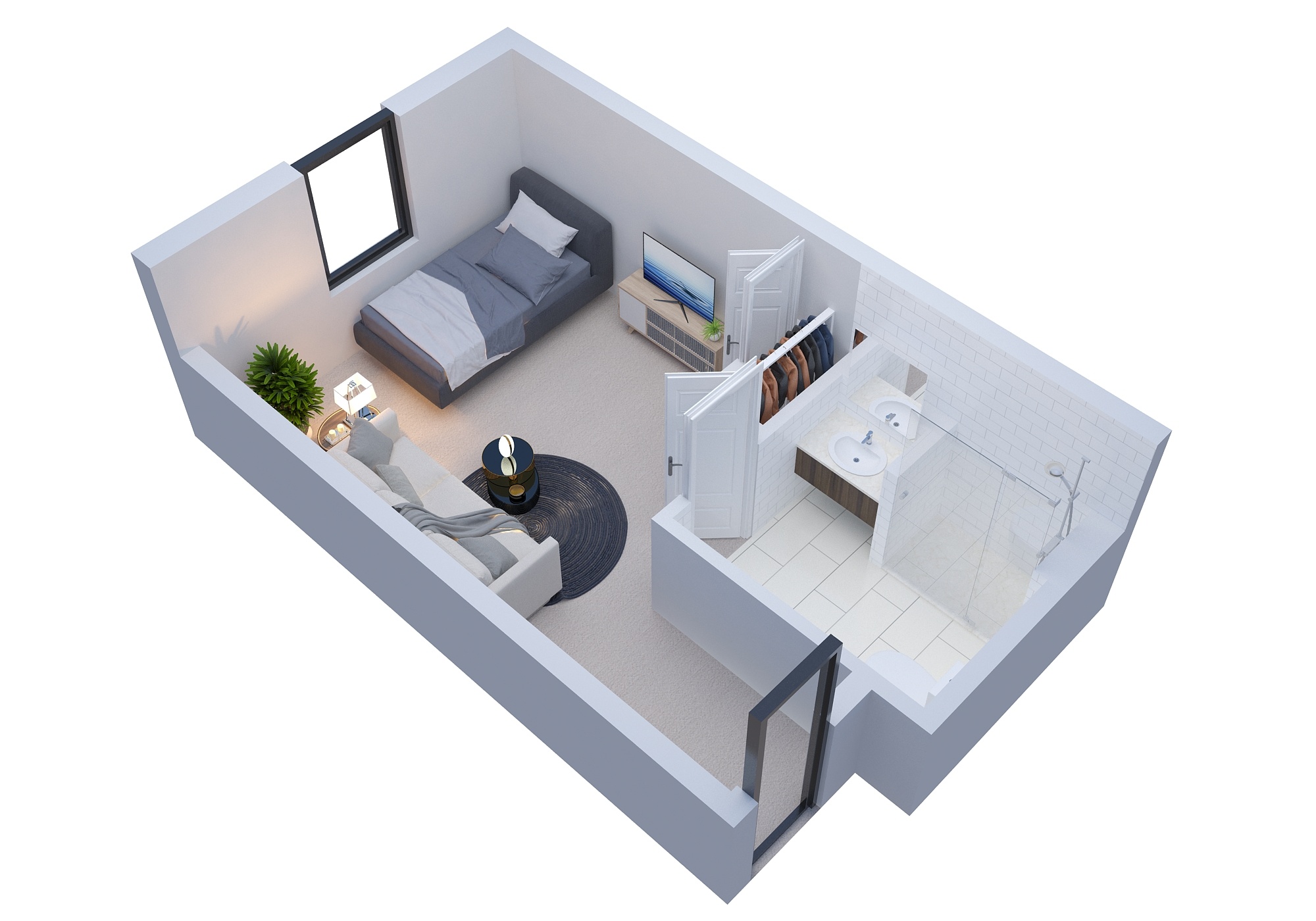 Magnolia 322-351 sqft