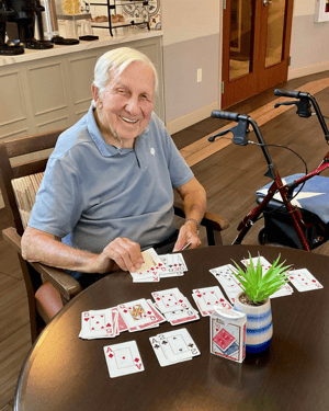 Arbor Terrace Lakeway playing cards.