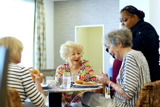Opus East Memphis Resident Women dining