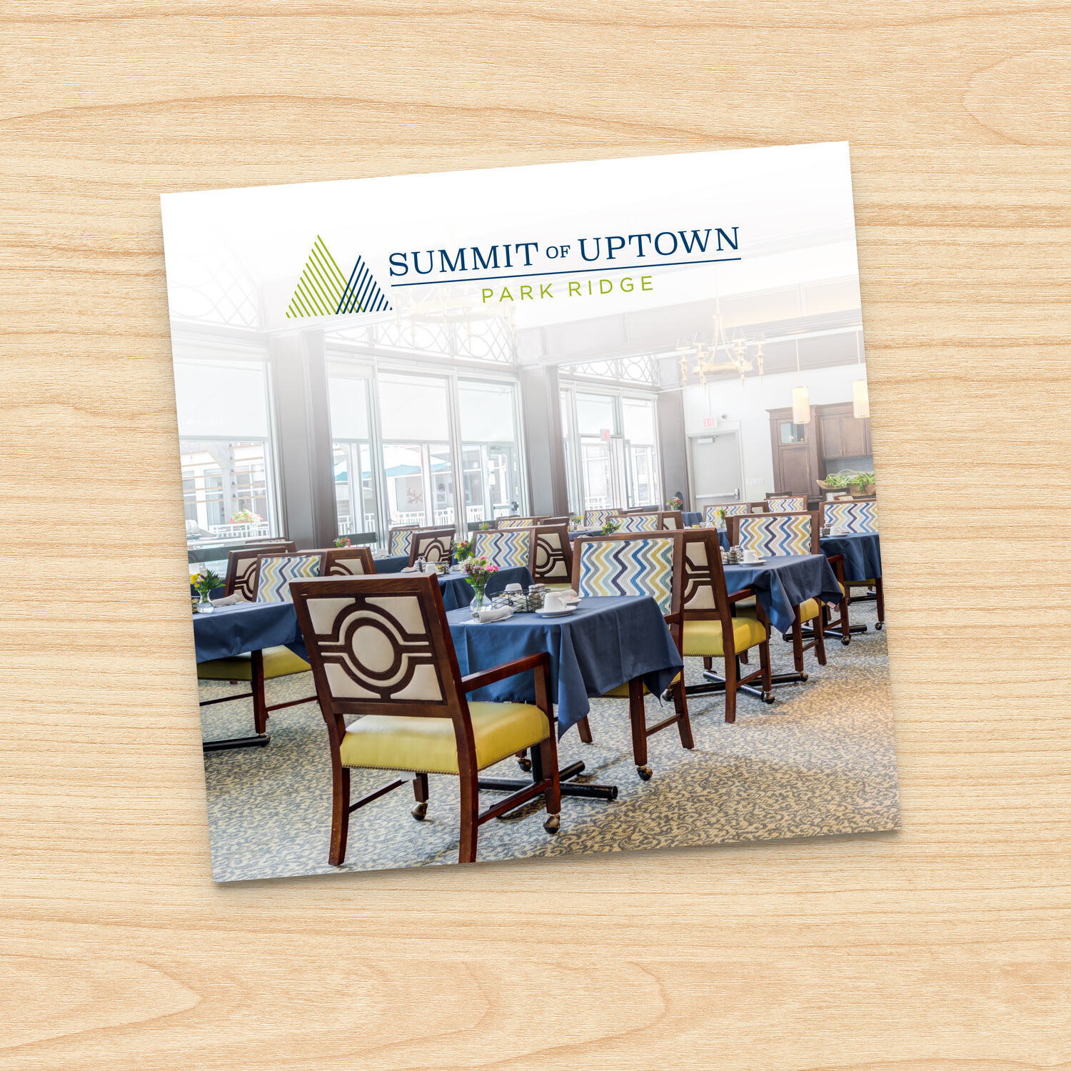 the cover image for the community brochure for The Summit of Uptown.