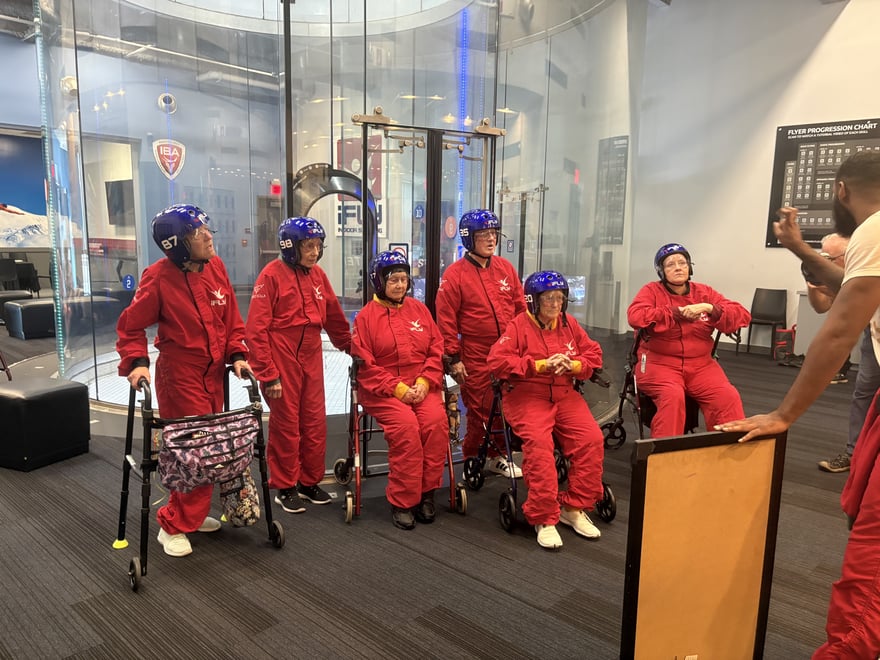 arbor-terrace-sudley-manor-seniors-indoor-skydiving-lesson-by-wind-tunnel