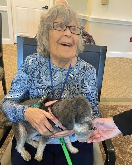 Willistown_resident cuddling a pup