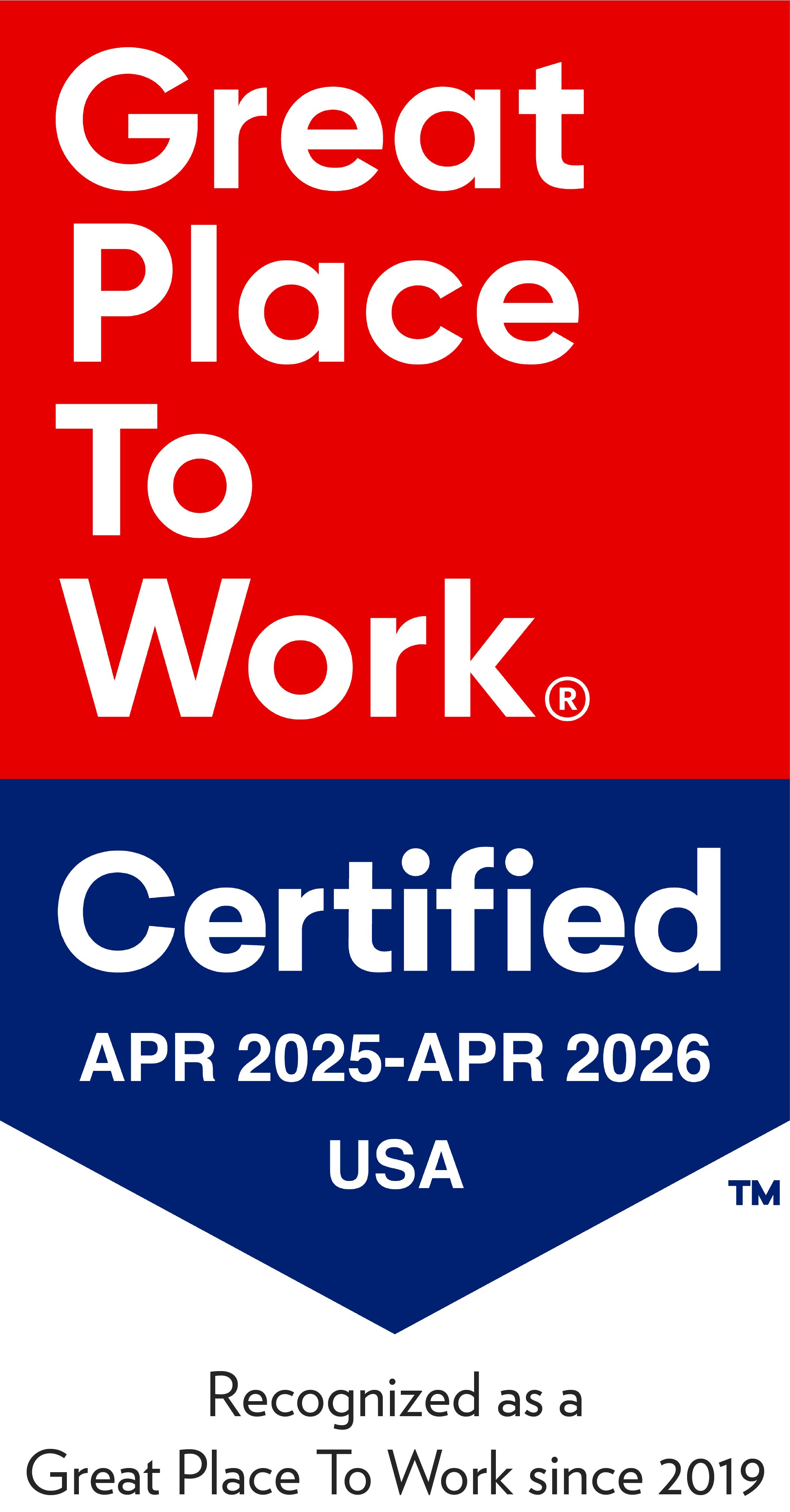 2025-CORP-Great Place to Work Award