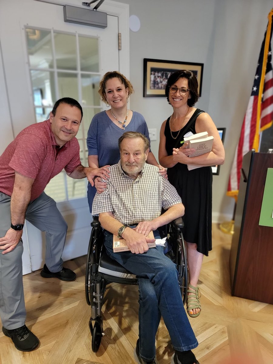 a senior man with loved ones