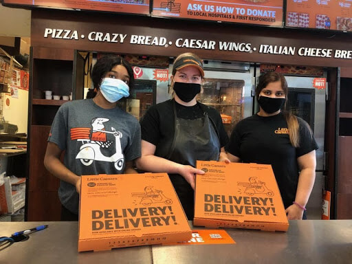 Pizza delivery to Arbor Terrace Hamilton Mill