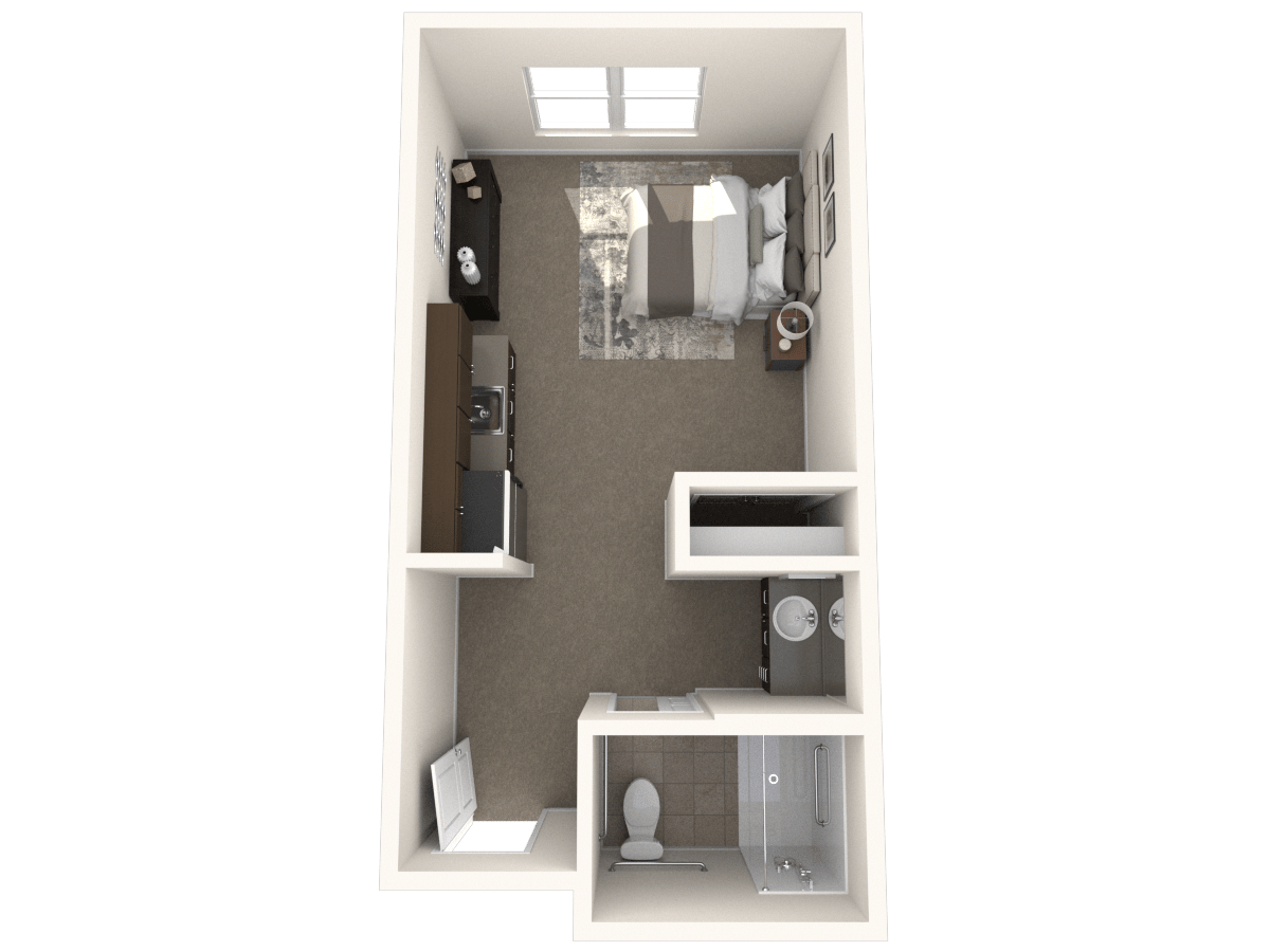 Bridges Studio Floor Plan