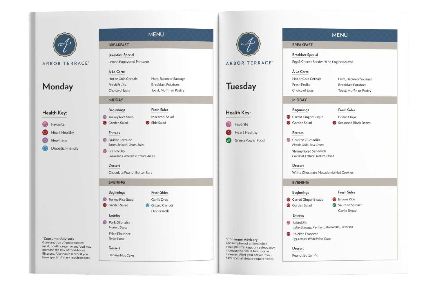 Dining Menus_Arbor Terrace_Community