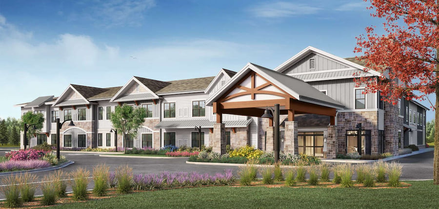 Arbor Terrace Basking Ridge enterance