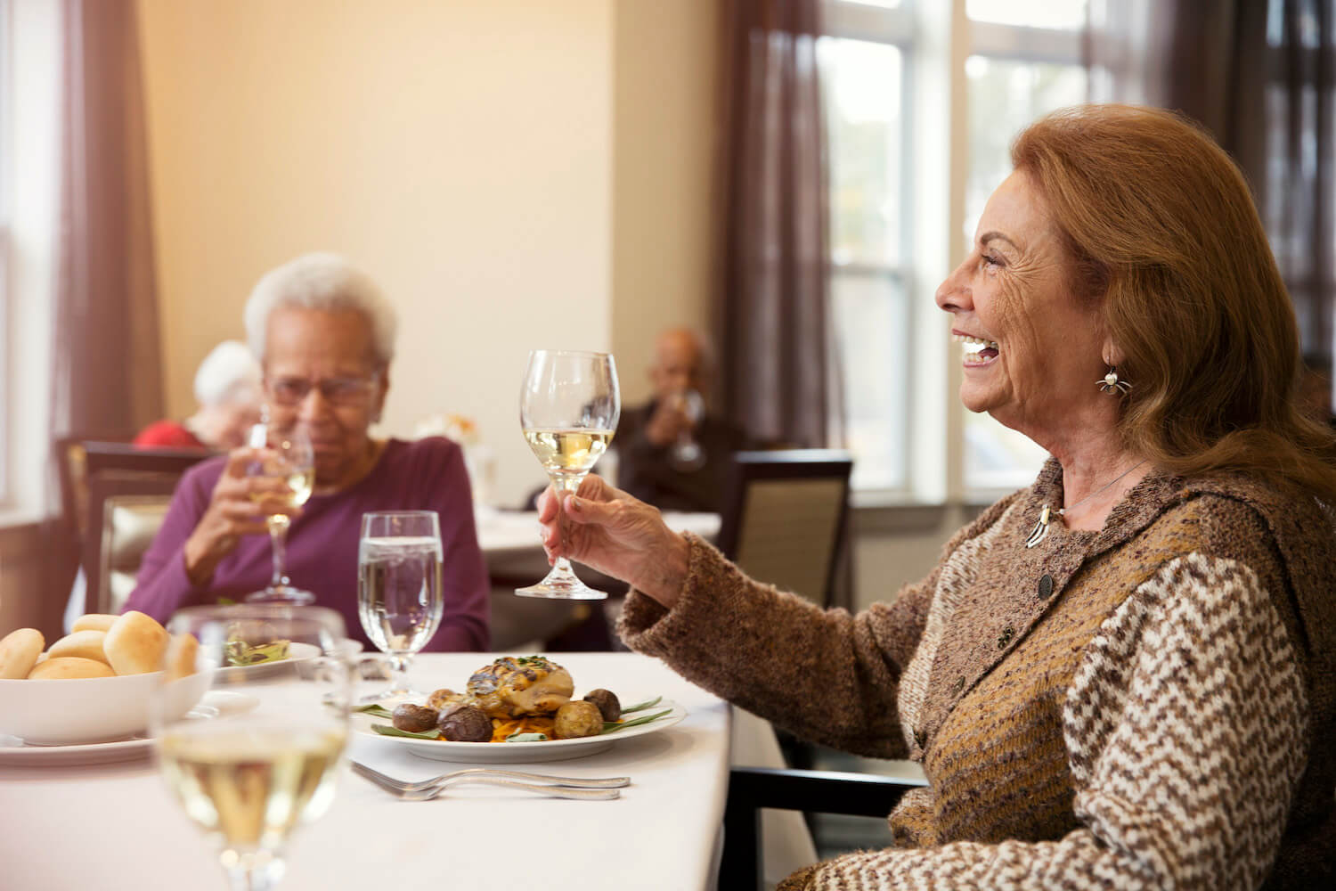 Arbor Terrace Peachtree City Residents Dining