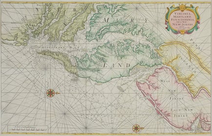Maryland History Map