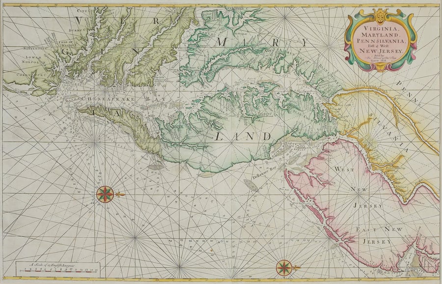 Maryland History Map