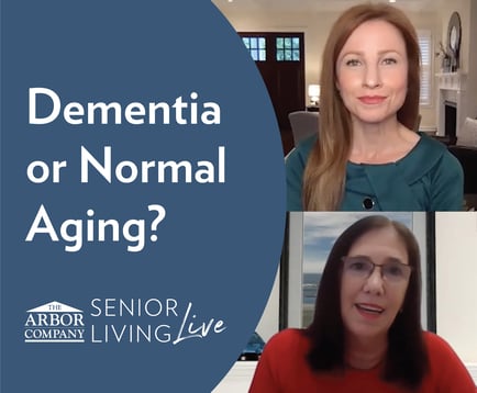 Is it Dementia, or Normal Aging?