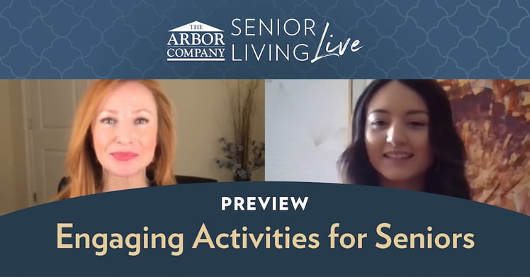 Senior Living LIVE! Engaging Activities for Seniors