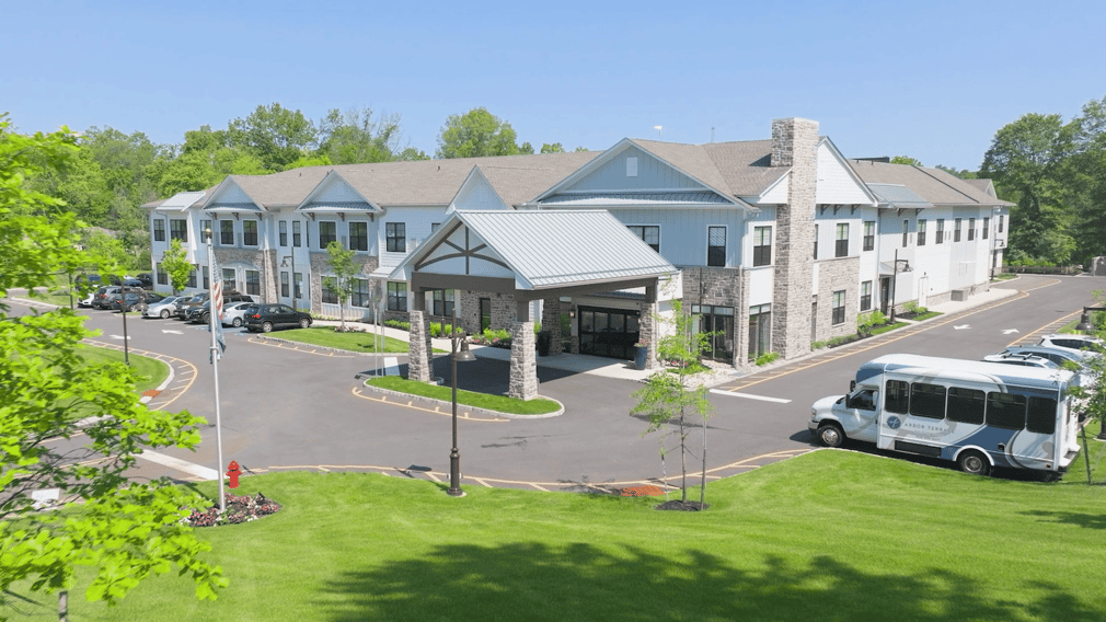 Basking Ridge exterior ariel shot