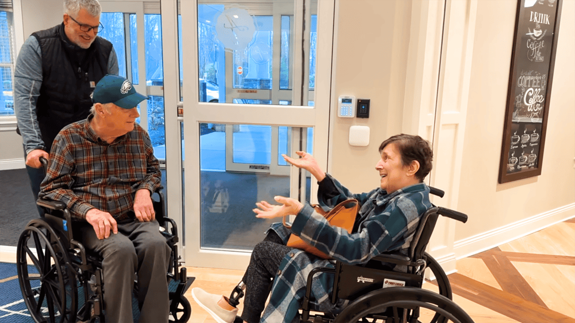 Arbor Terrace Marlton resident couple