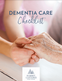 Park Ridge - Dementia Care Checklist - Cover