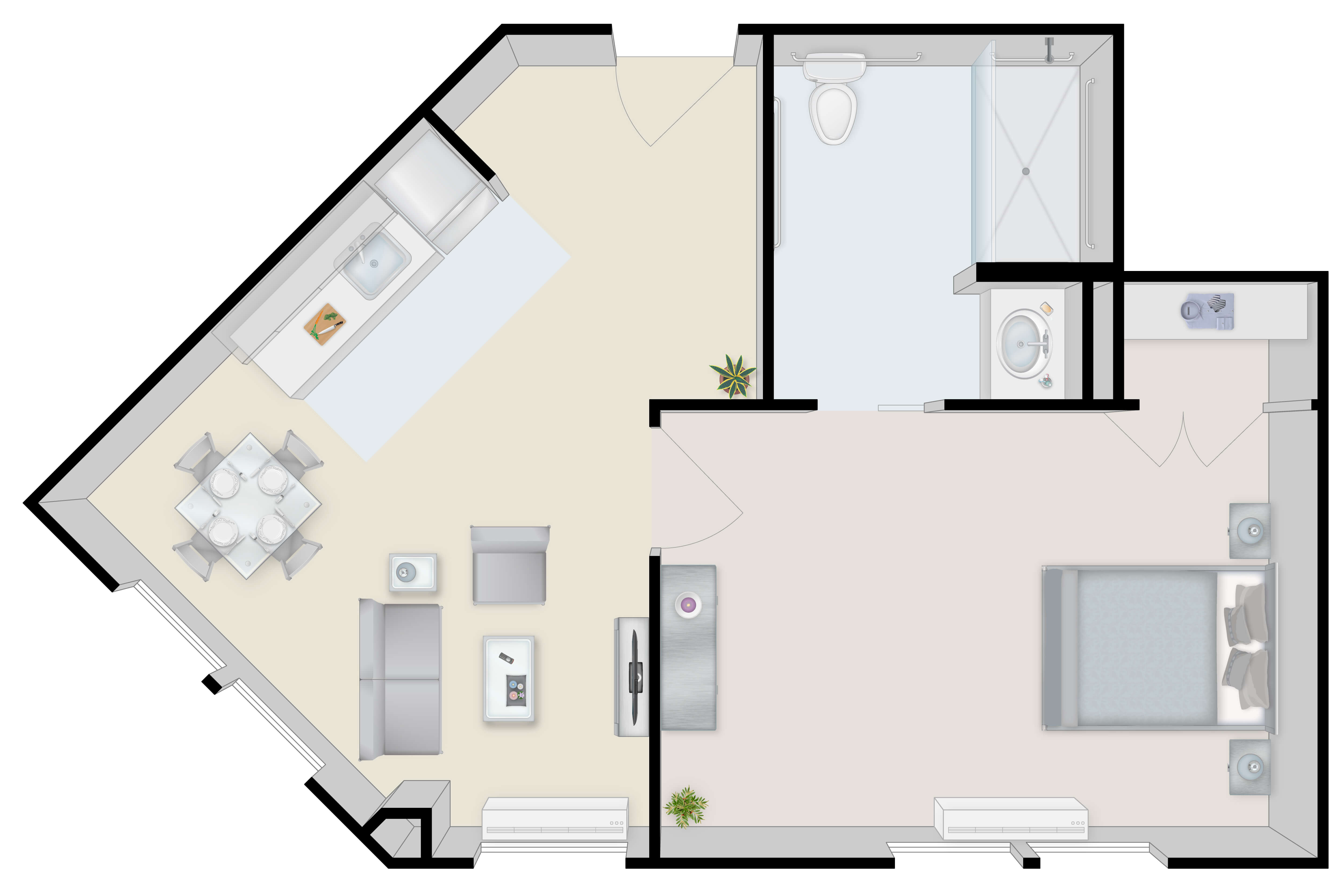 Arbor Terrace Waugh Chapel - Assisted Living 1 bed, 1 bath