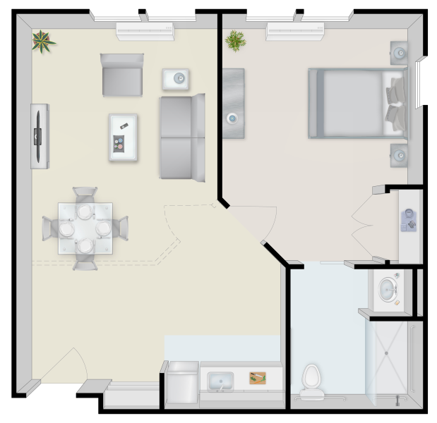 Arbor Terrace Waugh Chapel - Assisted Living 1 bed, 1 bath