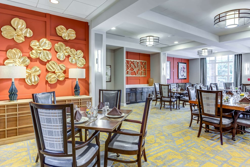 Highland Park Assisted Living - Luxury Dining Room
