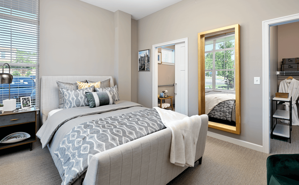 Highland Park model-apartment-bedroom