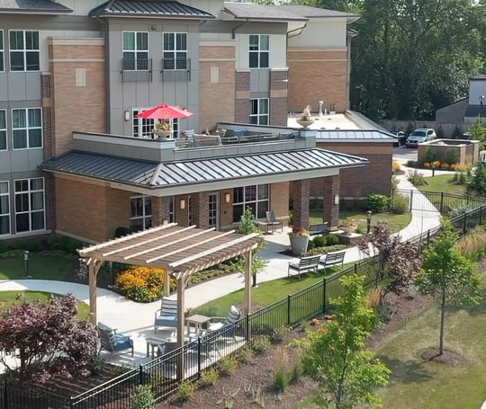 Front exterior of Arbor Terrace Highland Park