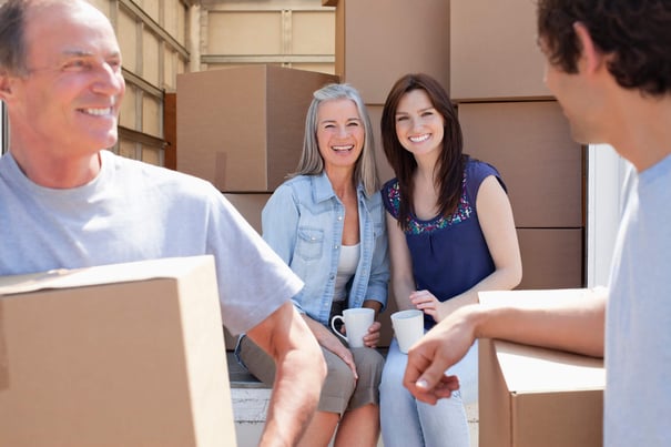 Resident packing to move to Arbor Terrace Hamilton Mill