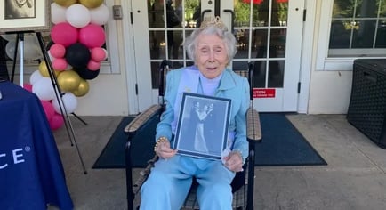 Irene Jones, Former Rockette, oon her 100th Birthday