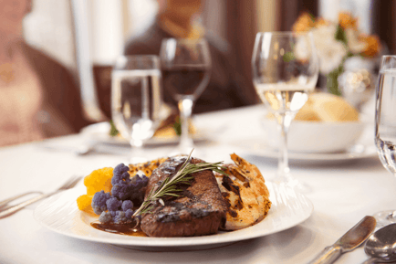 a delicious meal served on the table