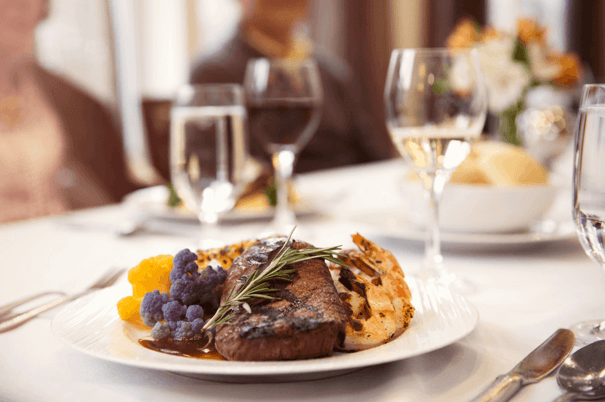 a delicious meal served on the table