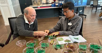 A Meaningful Moment for the Evergreen STEM Club at Arbor Terrace Marlton