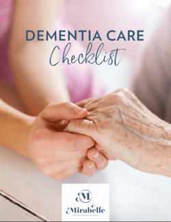 Mirabelle - Dementia Care Checklist - Cover