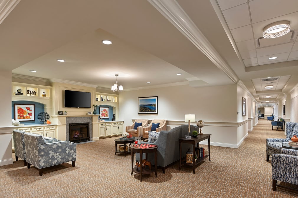 Norwood Senior Living Lounge with TV