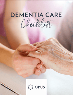 Opus - Dementia Care Checklist - Cover