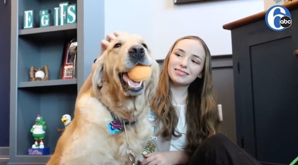 Girl Scout and Dog
