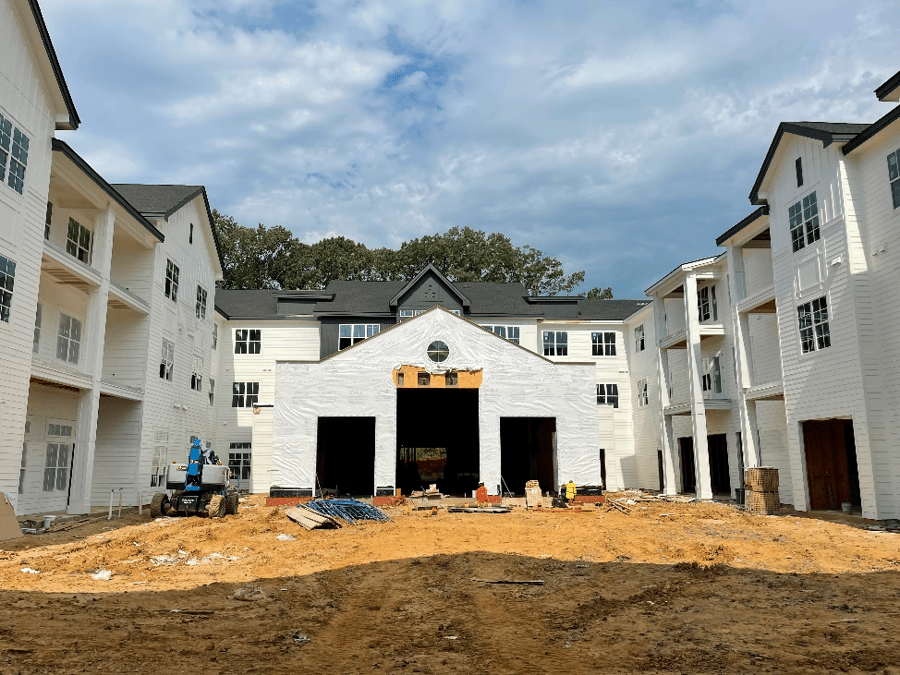 Opus East Memphis Exterior Construction 