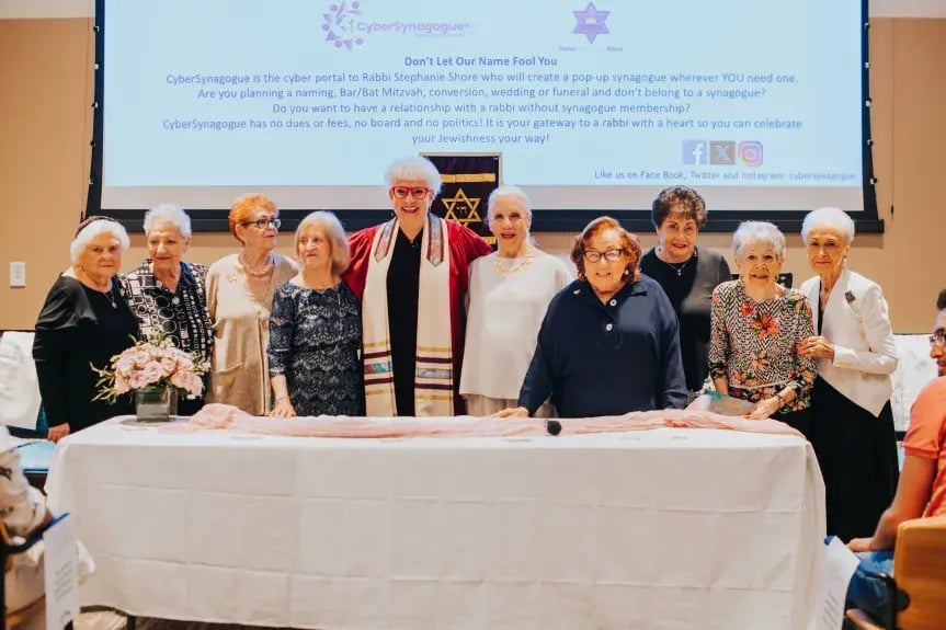 Residents having their Bar Mitzvah