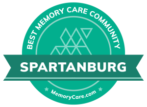 best memory care community badge in spartanburg